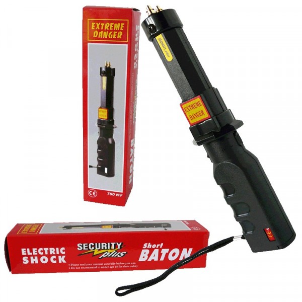 Matraque paralyseur taser torche electrifiee rechargeable defense electrique  300kv anti agression