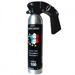 Bombe anti agression 300ml GAZ lacrymogène