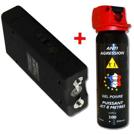 pack antiagression : taser puissant et bombe lacrymogene longue distance pack antiagression : taser puissant et bombe lacrymogene longue distance