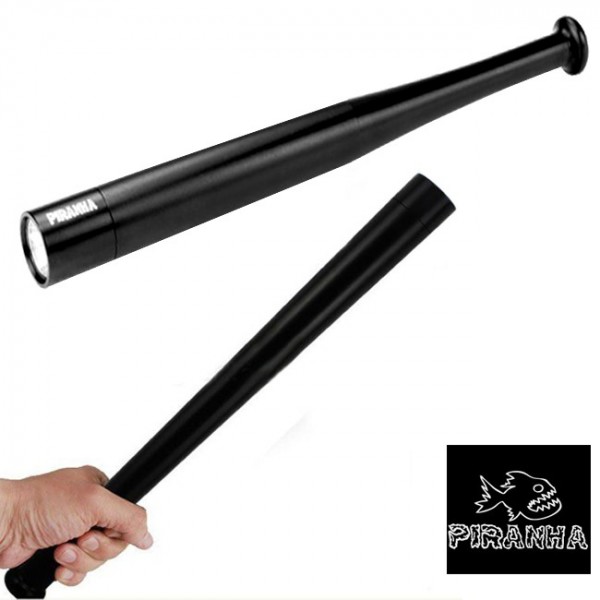 Batte de Baseball en Aluminium Anodé et Lampe Torche Ultra Puissante