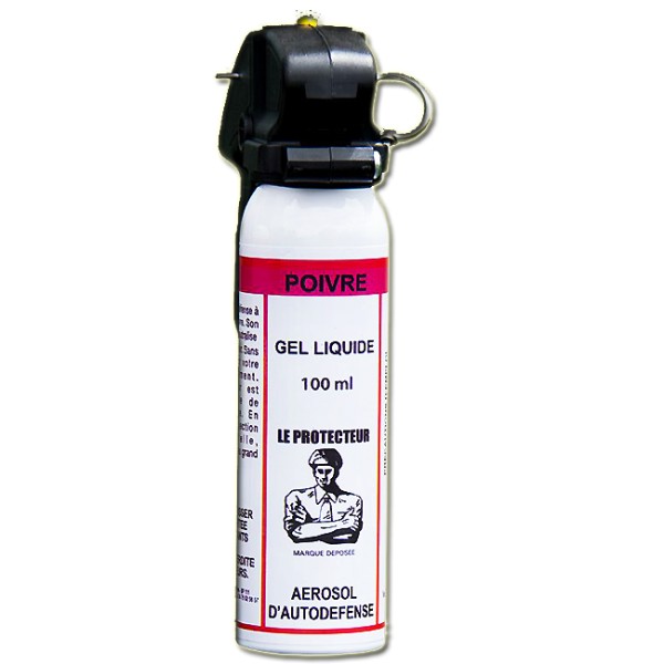 Mini bombe lacrymogène gel poivre rose 17 ml - securicount