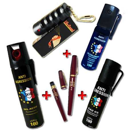 Lot bombe lacrymogene de poche idéales pour jogging ou sorties Lot bombe lacrymogene de poche idéales pour jogging ou sorties