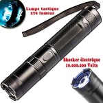 LAMPE TORCHE SHOCKER : Taser 10.000.000 v + Lampe tactique