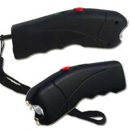 Taser ultra puissant avec lampe éblouissante et dragonne coupe-circuit de sécurité