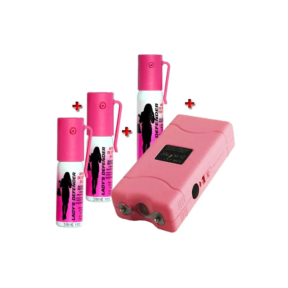 pack-auto-defense-taser-femme-bombes-lacrymogenes