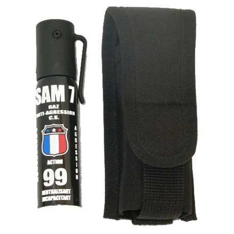 ETUI BOMBE LACRYMOGENE Holster pour aerosol 25ml ETUI BOMBE LACRYMOGENE Holster pour aerosol 25ml
