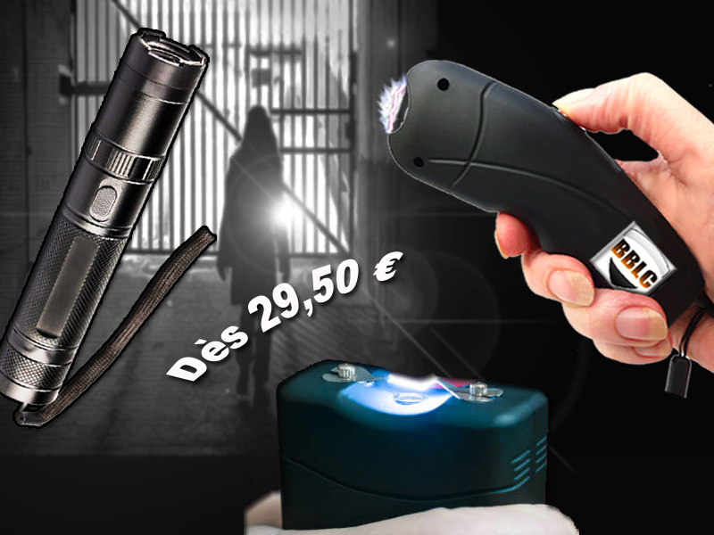 Taser Pas Cher et Puissant : Nos Tarifs Shocker, Matraque Électrique, Pack Promo
